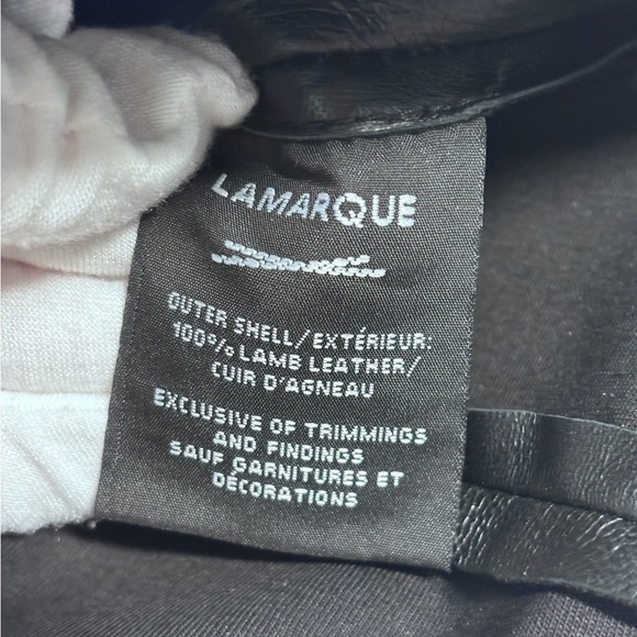 Lamarque Black Lamb Leather Annaise Hot Shorts Concert Festival Sexy Size XS NWT - Picture 6 of 6